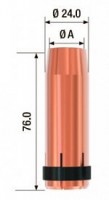 Сопло газовое для горелки Fubag FB 500 (HD D= 16.0мм, 5шт.)
