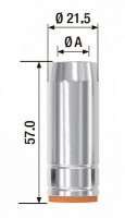 Сопло газовое для горелки Fubag FB 250 (D= 12.0мм, 5шт.)