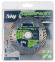 Алмазный диск Fubag Slim Fast диам 125/22.2
