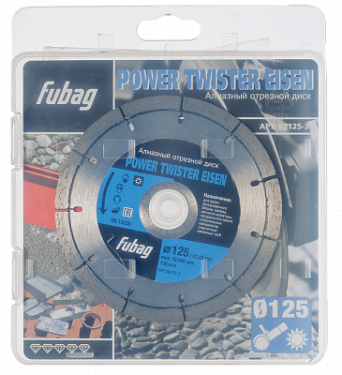 Алмазный диск Fubag Power Twister Eisen 125/22.2