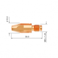 Контактный наконечник PARKER (d=1.6мм, M8, 10x30мм, CUCRZR под алюминий, упаковка 25 шт.)