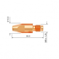 Контактный наконечник PARKER (М8x30мм, ECU, d=0.8мм, упак.-25 шт.)