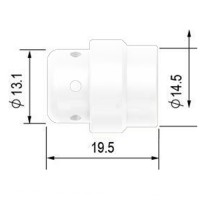 Диффузор газовый горелки Parker SGB2400 (240А, 19.5 мм, белый, керамический, упаковка 10 шт.)