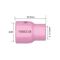 Сопло керамическое PARKER Super Series №18 для T3/T5W (d=28.0x45.5 мм, упаковка 5 шт.)