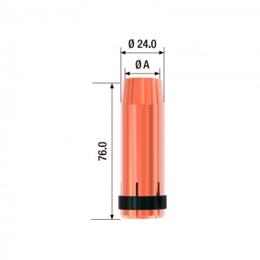 Сопло газовое для горелки Fubag FB 500 (D= 19.0мм, 5шт.) FB500.N.19.0