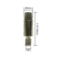Контактный наконечник PARWELD BZL SB230A-350W (CR, d=1.0мм, ECu, M6x28x8мм, упаковка 25 шт.)