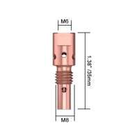 Держатель наконечника горелки PARWELD BZL SB250A/SB350W (M6x35xM8, упаковка 5 шт.)