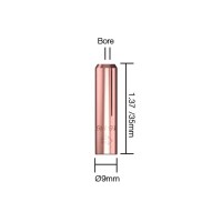 Цанга стандартная горелки PARWELD (d=1.6мм, 35x9мм, упаковка 5 шт.) PRO45