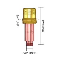 Газовая линза PARWELD (d=2.0мм, 3/8"UNEFx50мм) PRO/ECR/WP17-26