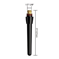 Колпачок длинный горелки PARWELD PRO45/PRO55/PRO250A (1/2"UNFx127мм)