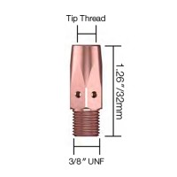 Диффузор газовый горелки PARWELD TRG HD (5/16"UNCx32.0x3/8"UNF, упаковка 5 шт.)