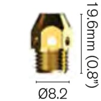 Держатель цанги горелки PARWELD WLD HD (усиленная, d=3.4мм, 8.2x19.6мм) PRO/ECR/WP 18SC