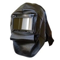 Кожаная маска HTC "АмперС® Морион" (69х121 мм, с защитой шеи, светофильтры DIN 9/10/11/12/13)