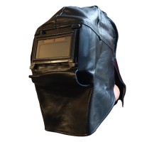 Кожаная маска HTC "АмперС® Морион" (DIN 3/11, 90×30 мм, с защитой шеи)