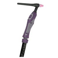 Горелка PARWELD TIG PRO-GRIP MAX 20FX 4м (250А, ПВ=100%, 0.5-3.2мм, гибкий гусак, 1 кноп., байонет 35-50, ниппель на газ и воду, без р.упр.)