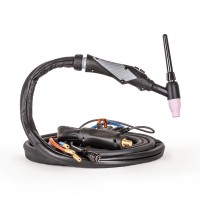 Горелка аргонодуговая FoxWeld SAGGIO TIG-550 U/D 4м (550А, ПВ=100%, 35-70 мм², 5Pin, б/р (газ, вода), 3 кнопки, ж/о)